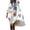 Multicolour, variant on FcBaudy Long Sleeve V-Neck Ankle Dress,Spring Dresses for Women,Womens Dresses Fashion Women V-Neck Long Sleeve Printed Irregular Shirt Long Dress Women Dress