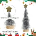 thumbnail image 6 of WEGFTDUOP Mini Christmas Tree Small Tabletop Ornament Christmas Decoration Dipped In White Tower Tree Christmas Tree Decoration Christmas Holiday Products, 6 of 6