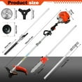 thumbnail image 5 of Floseru 2026 New Gas Weed Wacker - 52cc 2-Stroke 5 in 1 Multi-Functional Lawn Mower Hedge Trimmer Pruners Gas Powered Brush Cutter, Handheld Weed Eater for Garden and Yard Lawn, 5 of 12