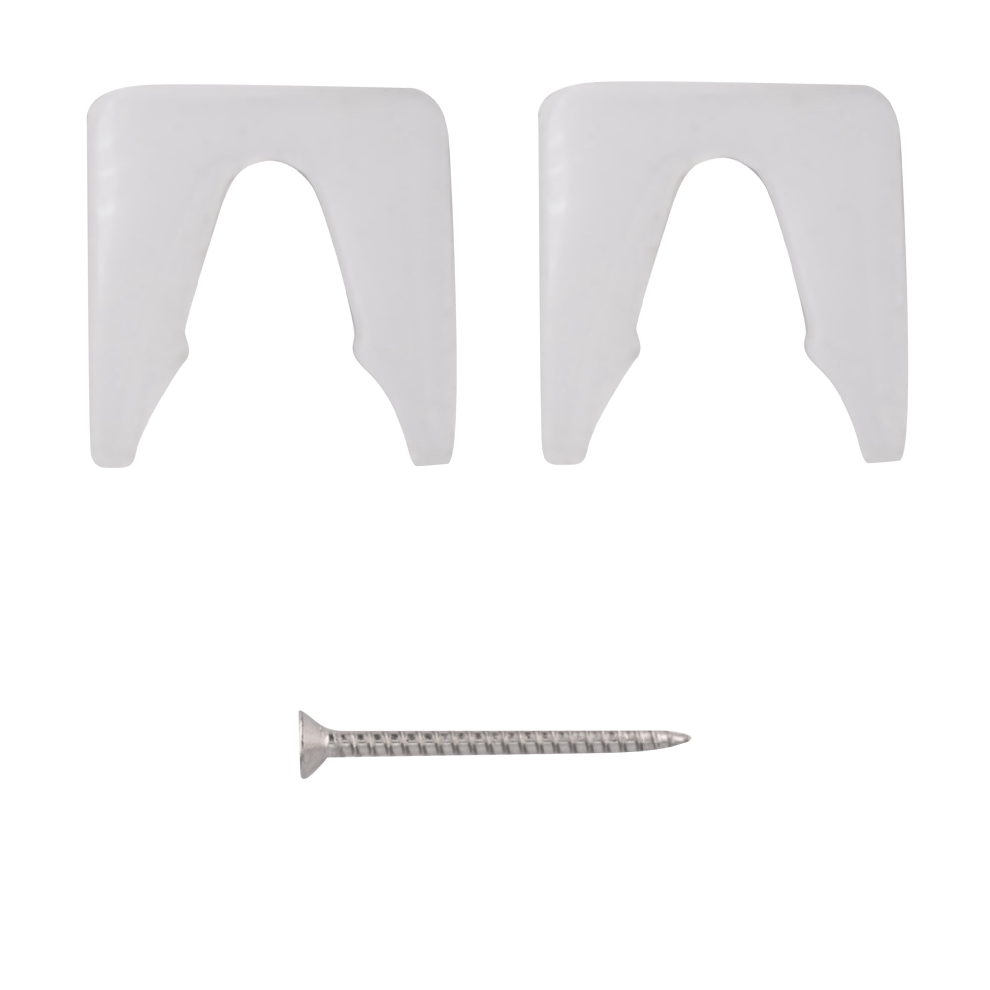 CRL SGCU1BL Black Square Style Notch-in-Glass Fixed Panel U-Clamp