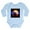 Sky Blue, variant on CafePress - Solar Eclipse Long Sleeve Infant Bodysuit - Long Sleeve Cotton Baby Bodysuit