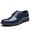 Blue, variant on Men's Casual Dress Oxford Shoes Comfortable Anti-slip Classic Retro Leather Derby Loafers Wedding Business Moccasin Black 10 US