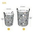 thumbnail image 4 of Uemuo Cute Dog And Flowers Pattern Circular Laundry Hamper Basket with handles,Collapsible laundry basket,Large capacity laundry hamper,Laundry Organizer-Medium, 4 of 8