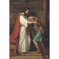 thumbnail image 3 of William James Webbe 18x24 Black Modern Framed Museum Art Print Titled - Joseph and Pharoah (1865), 3 of 5