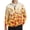 Fall Maple Leaves Music Notes, variant on Mens Retro Octopus Wave Polo Shirts Long Sleeve Zip Pullover