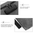 thumbnail image 3 of OFFIGAM Portable Grey Polyester Money Bag with Combination Lock for Secure Travel, Daily Use, and Cash Storage, 3 of 6