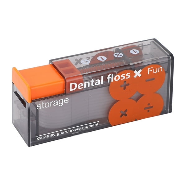Púa De Hilo Dental Ultra Fino, Soporte Compacto Para Estuche De Hilo Dental De Viaje Con Salida Más Amplia, Material ABS, Dispensador De Púas De Hilo Dental Portátil Recargable