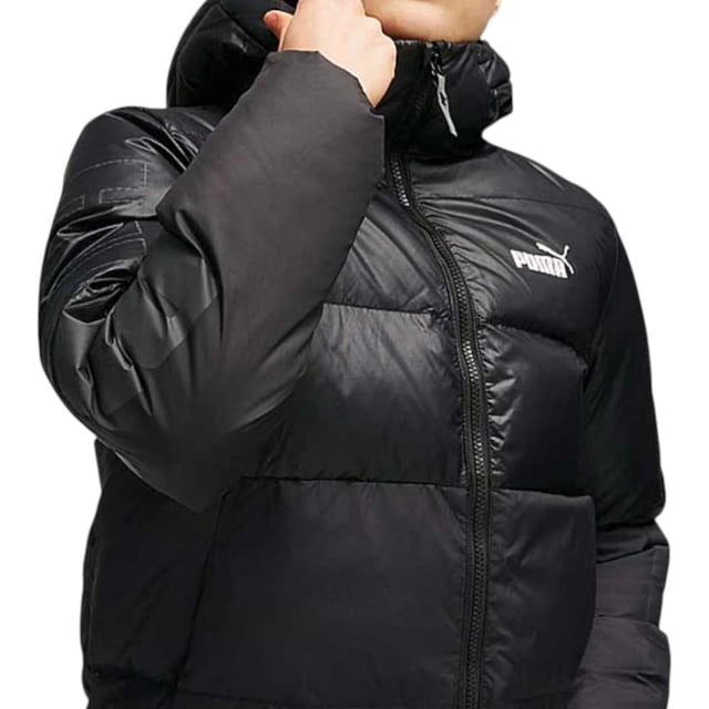 Chamarra Puma Mujer Power Hooded Negro Acolchada negro XS