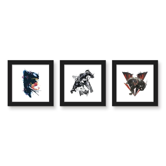 Gallery Pops Marvel Comics Venom - We Are Venom Wall Art Bundle (3-Pack)