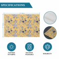 thumbnail image 6 of Vintage Flower Placemats Set of 4, Country Bird Garden Butterfly Yellow Placemats for Dining Table, Place Mats for Kitchen Tabletop, Waterproof Wipeable Dining Table Mats Set, 6 of 9