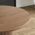 thumbnail image 4 of Wiilayok 41.7" Modern Round Dining Table, Wood Kitchen Table for 3 to 5, Pedestal Circle Dining Table for Cafe, Kitchen, Dining Room, 4 of 6