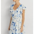 thumbnail image 4 of Lauren Ralph Lauren Womens Floral Print Recycled  Evening Dress, 4 of 5