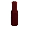 thumbnail image 4 of Bosfbaoi Dresses for Women Linen Blend Sleeveless Maxi Dress V-Neck Button Down Womens Dresses with Pockets and Side Slit Summer Dresses for Women 2026, 4 of 9