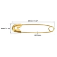 thumbnail image 2 of Unique Bargains Gold Tone Metal Safety Pins with Box, 480 Pack, 2 of 4