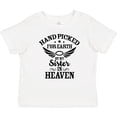 thumbnail image 3 of Inktastic Handpicked for Earth by My Sister in Heaven with Angel Wings Boys or Girls Baby T-Shirt, 3 of 5