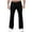 A#Black, variant on DPTALR Men's Solid Color Casual Denim Pants Button Zipper Pockets,Black,Size S