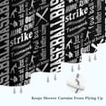 thumbnail image 6 of Baseball Terms Pattern Shower Curtain 72"x72" ,Bathroom Decorative Shower Curtains Set with 12 Hooks,Modern Waterproof Washable Shower Curtain, 6 of 6