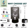 thumbnail image 4 of Cartoon 3D Bouncing Tigger LED RGB Night Light 7 Color Change Table Desk Lamp Baby Sleeping Mood Atmosphere Decor Lighting Lovely Child Toys, 4 of 5