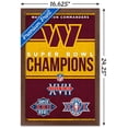 thumbnail image 3 of NFL Washington Commanders - Champions 23 Wall Poster, 14.725" x 22.375" Framed, 3 of 5