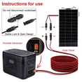 thumbnail image 2 of Cable de Carga Solar XT60I-F Adaptador de Cable de 12 AWG Cable de ExtensióN Conector para Panel Solar Generador BateríA de AlimentacióN A, 2 of 6