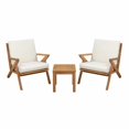 thumbnail image 6 of Vulcan Cream Lounge Armchair – Wooden Modern Scandinavian Design with Artfully Angled Arms for Indoor & Outdoor Use, 6 of 7