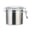 B_Base#40592, variant on Stainless Steel Airtight Food Storage Canister with Clamp Lid for Coffee Beans, Tea, Sugar, Flour, Milk – 0.1–3L Kitchen Counter Jar