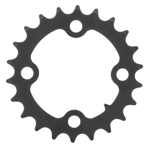 Sunrace MX0 Chainring 22t 64 BCD 4-Bolt 10-Speed Aluminum Black/Silver
