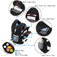 thumbnail image 3 of Mochila Asge de nailon resistente al agua con bolsa, 3 of 6