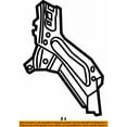 thumbnail image 3 of For Ford Escape 2013 14 15 16 17 18 2019 Fender Brace Driver Side | Energi | CAPA | FO1244115 | CP9Z16A023B, 3 of 4