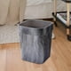 thumbnail image 4 of Bote de Basura pequeño Bote de Basura Bote de Basura Cuadrado de 14 L Bote de Basura para baños Dormitorios Dormitorio Oficina Cocina , GRIS, 4 of 6