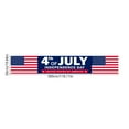 thumbnail image 3 of LHNFT Happy 4th of July Banner 20"x118" Decorations Outdoor Independence Day Patriotic Yard Sign Party Supplies Blue Red Stars Buildings US Backdrop for Garden Home Decor, 3 of 6