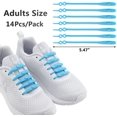 thumbnail image 2 of Cordones elásticos para zapatos sin atar para niños y adultos, lo mejor para zapatillas brillar Zapato, 2 of 5