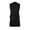 1_Black, variant on Summer Dresses for Women Casual Solid 2 Piece Stand Collar Sleeveless Beach Sundress
