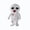White293, variant on Mummy Halloween Hand Towel for Kitchen and Bathroom Cartoon Decor Absorbent Cleaning Cloth 12.2x9.8 Inch White Corals Fleece Wall Hanging Rag with Loop Indoor Holiday Decoration