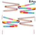 thumbnail image 2 of 8pcs Colorful Rhythmic Gymnastics Ribbon Creative Dancing Gymnastics Ribbon Dancing Streamers for Kids Children, 2 of 6