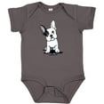 thumbnail image 3 of Inktastic B/W Frenchie (Darks) Boys or Girls Baby Bodysuit, 3 of 5