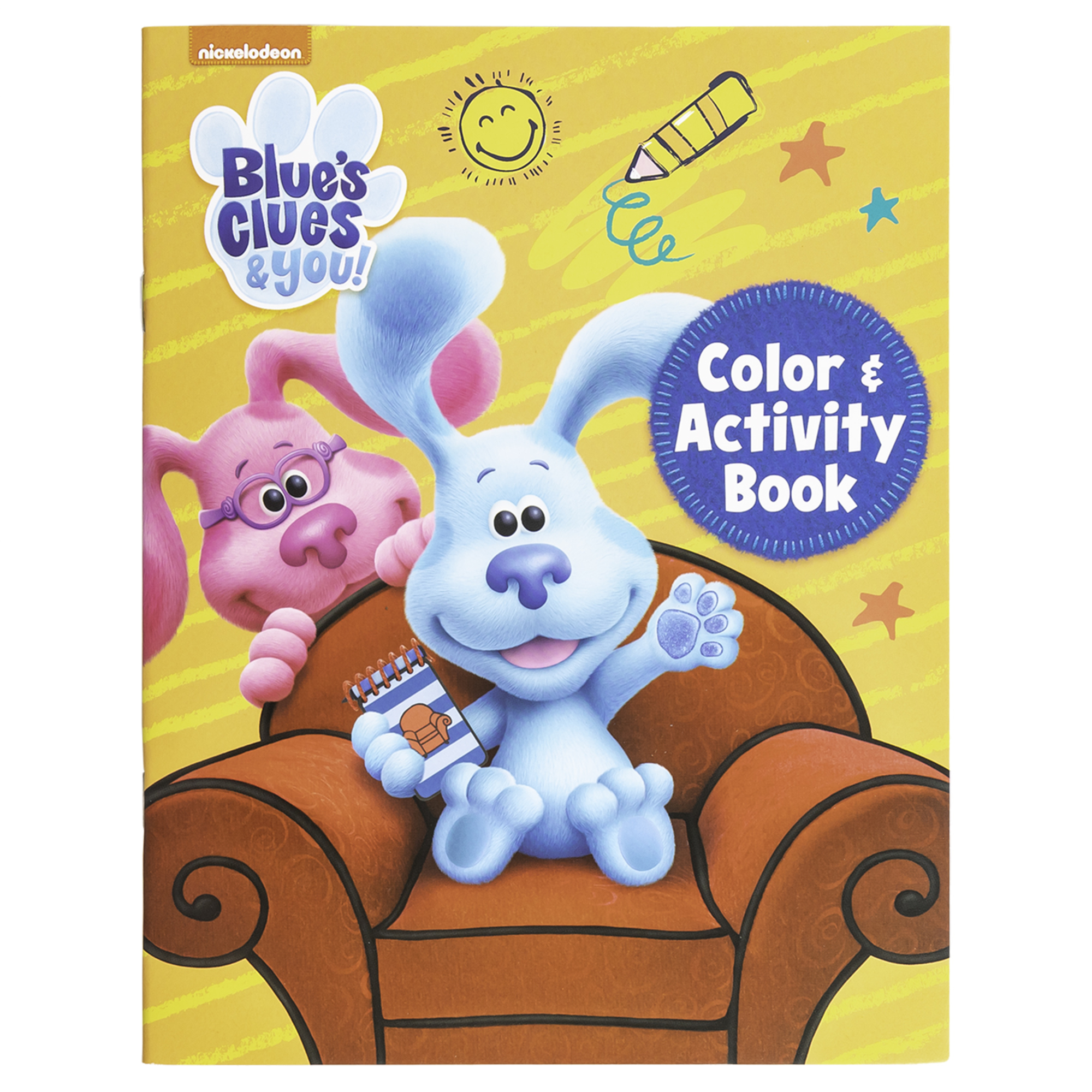 Inkology: Color Activity Set - Blue's Clues - Coloring & Activities Book, Posters, Glitter Glue, Stickers, Crayons, Creative Arts & Craft Play, Kid 3+