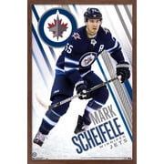 NHL Winnipeg Jets - Mark Scheifele 18 Wall Poster, 22.375" x 34", Framed