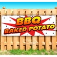 thumbnail image 1 of BBQ Baked Potato 13 oz Vinyl Banner With Metal Grommets, 1 of 4