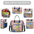 thumbnail image 2 of OBREWU Pioneer Flower Womens Lunch Box for Work,Insulated Large Pioneer Flower Lunch Bag for Women,Loncheras Para Mujer,Leakproof Adult Lunch Bag for Work,Beach,Travel,Picnic,Camping, 2 of 7