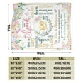 thumbnail image 3 of LHSHID Happy 100th Birthday Throw Blanket Soft Fuzzy Fleece Blanket For Couch Bed Living Room Decoration 40x50in, 3 of 6