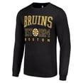 thumbnail image 2 of Men's Starter Black Boston Bruins Retro Graphic Long Sleeve Crew T-Shirt, 2 of 3