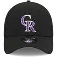 thumbnail image 2 of Men's New Era Black Colorado Rockies Logo 39THIRTY Flex Hat, 2 of 5