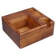 thumbnail image 1 of Soporte para manipulación de café, Portafiltro de madera para manipulación de café, soporte para portafiltro, suministros para el hogar, muy versátil, 1 of 13