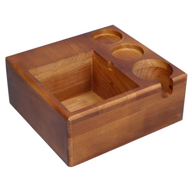 Soporte para manipulación de café, Portafiltro de madera para manipulación de café, soporte para portafiltro, suministros para el hogar, muy versátil