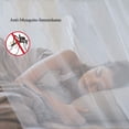 thumbnail image 3 of Mosquitera extragrande para dosel de cama, protección natural contra insectos de malla fina, portátil y ajustable, perfecta para todos los tamaños de cama, incluida la cama King, con cuatro aberturas, 3 of 5