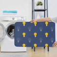thumbnail image 7 of Bathroom Rugs Sets 3 Piece - blue Light Bulbs Pattern Absorbent Non Slip Bath Mats, U-Shape Toilet Lid Cover, Contour Mat, Soft Washable Shower Mats Bath Rug Mat for Bathroom Tub Toilet, 7 of 7