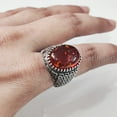 thumbnail image 4 of Baltic Amber Mans Ring, Natural Baltic Amber ring, Silver Jewelry, 925 Silver Ring, Birthday Gift, Heavy Mens Ring, Arabic Design, Ottoman Style Ring, Christmas, Turkey Mens Signet Ring, 4 of 7