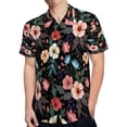 thumbnail image 4 of High Quality Hawaiian Shirts for Men Short Sleeve Aloha Beach Shirt Floral Summer Casual Button Down Shirts Blouses T5UOJO, 4 of 7