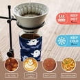 thumbnail image 5 of 500ml Double-Wall Vacuum Insulated Tumblers Stainless Steel Coffee Tumbler with Ceramic Coating Halloween Ghost Pattern, 5 of 8